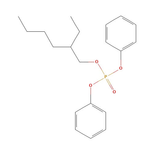 1241-94-7 2-Ethylhexyl diphenyl phosphate chemical structure