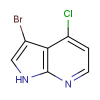 1000340-39-5 1H-Pyrrolo[2,3-b]pyridine,3-bromo-4-chloro- chemical structure