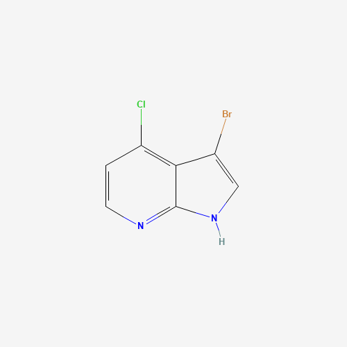 1000340-39-5 1H-Pyrrolo[2,3-b]pyridine,3-bromo-4-chloro- chemical structure