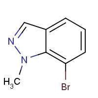 1000576-59-9 7-BROMO-1-METHYL-1H-INDAZOLE chemical structure