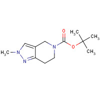 100501-57-3 2-METHYL-2,4,6,7-TETRAHYDRO-5H-PYRAZOLO[4,3-C]PYRIDINE-5-CARBOXYLIC ACID,TERT-BUTYL ESTER chemical structure