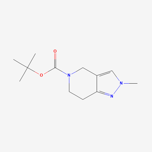 100501-57-3 2-METHYL-2,4,6,7-TETRAHYDRO-5H-PYRAZOLO[4,3-C]PYRIDINE-5-CARBOXYLIC ACID,TERT-BUTYL ESTER chemical structure
