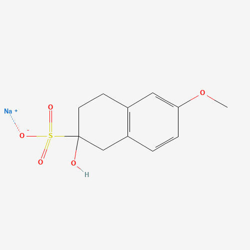 1017781-39-3 SODIUM 2-HYDROXY-6-METHOXY-1,2,3,4-TETRAHYDRO-NAPHTHALENE-2-SULFONATE chemical structure