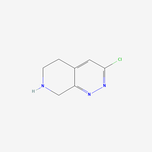 1029721-23-0 3-chloro-5,6,7,8-tetrahydropyrido[3,4-c]pyridazine chemical structure