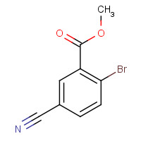 1031927-03-3 Methyl 2-bromo-5-cyanobenzoate chemical structure