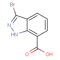1040101-01-6 1H-INDAZOLE-7-CARBOXYLIC ACID,3-BROMO- chemical structure