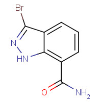 1040101-02-7 1H-INDAZOLE-7-CARBOXAMIDE,3-BROMO- chemical structure