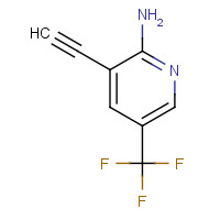 1048914-02-8 3-Ethynyl-5-(trifluoromethyl)pyridin-2-amine chemical structure