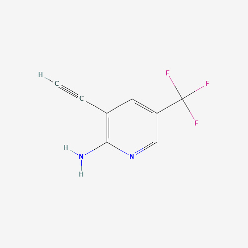 1048914-02-8 3-Ethynyl-5-(trifluoromethyl)pyridin-2-amine chemical structure