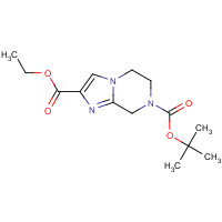 1053656-22-6 7-tert-butyl 2-ethyl 5,6-dihydroimidazo[1,2-a]pyrazine-2,7(8H)-dicarboxylate chemical structure