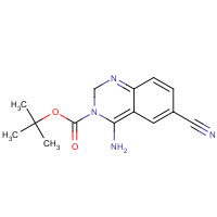 1060795-16-5 4-Amino-6-cyano-3(2H)-quinazolinecarboxylic acid-1,1-dimethylethyl ester chemical structure