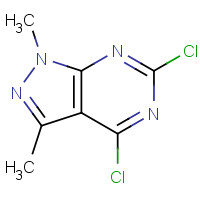 1072895-86-3 4,6-DICHLORO-1,3-DIMETHYL-1H-PYRAZOLO[3,4-D]PYRIMIDINE chemical structure