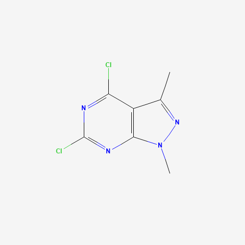 1072895-86-3 4,6-DICHLORO-1,3-DIMETHYL-1H-PYRAZOLO[3,4-D]PYRIMIDINE chemical structure