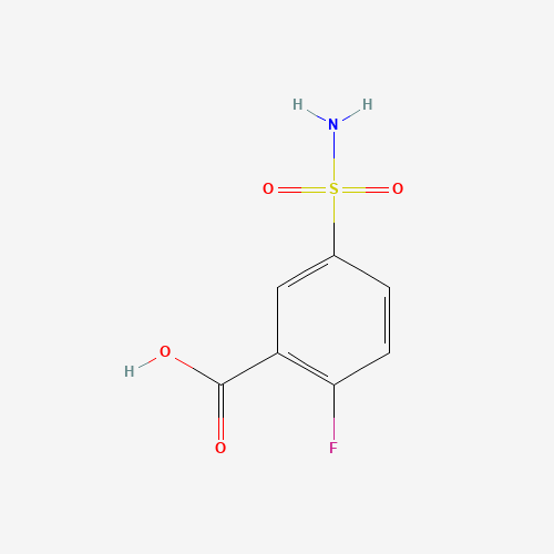 112887-25-9 2-Fluoro-5-sulfamoyl-benzoic acid chemical structure