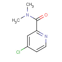 114780-06-2 4-CHLORO-N,N-DIMETHYL-PYRIDINE-2-CARBOXAMIDE chemical structure