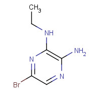 117719-10-5 2-AMINO-5-BROMO-3-(ETHYLAMINO)PYRAZINE chemical structure