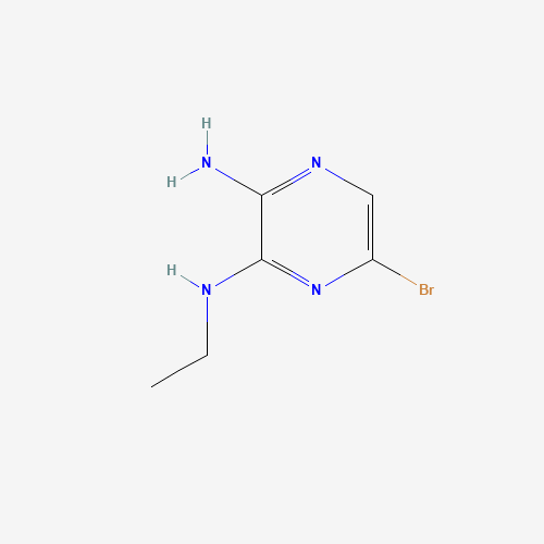 117719-10-5 2-AMINO-5-BROMO-3-(ETHYLAMINO)PYRAZINE chemical structure
