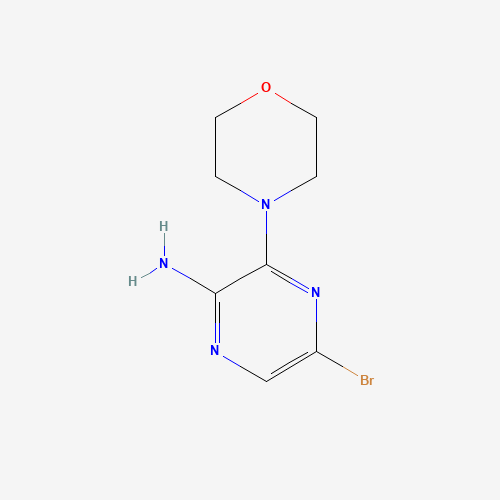 117719-17-2 2-AMINO-5-BROMO-3-MORPHOLIN-4-YLPYRAZINE chemical structure