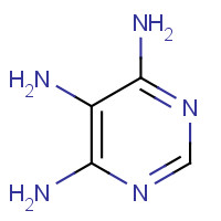 118-70-7 4,5,6-TRIAMINOPYRIMIDINE chemical structure
