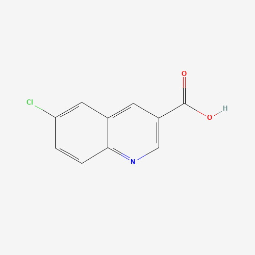 118791-14-3 6-chloroquinoline-3-carboxylic acid chemical structure