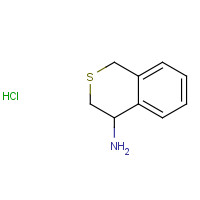 123470-16-6 3,4-dihydro-1H-isothiochromen-4-amine hydrochloride chemical structure