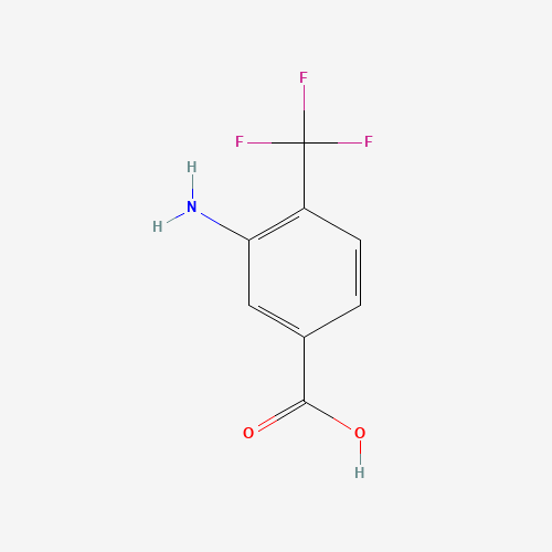 125483-00-3 3-AMINO-4-(TRIFLUOROMETHYL)BENZOIC ACID chemical structure