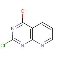 126728-21-0 2-CHLOROPYRIDO[2,3-D]PYRIMIDIN-4(1H)-ONE HYDROCHLORIDE chemical structure