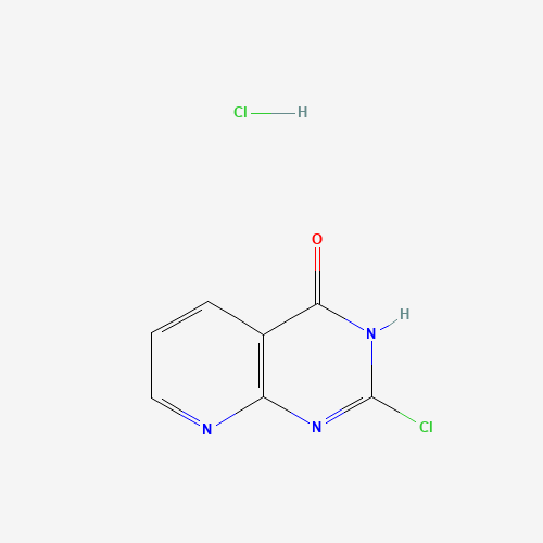 126728-21-0 2-CHLOROPYRIDO[2,3-D]PYRIMIDIN-4(1H)-ONE HYDROCHLORIDE chemical structure