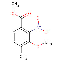 128450-32-8 Methyl 3-methoxy-4-methyl-2-nitrobenzoate chemical structure