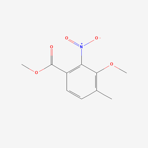 128450-32-8 Methyl 3-methoxy-4-methyl-2-nitrobenzoate chemical structure