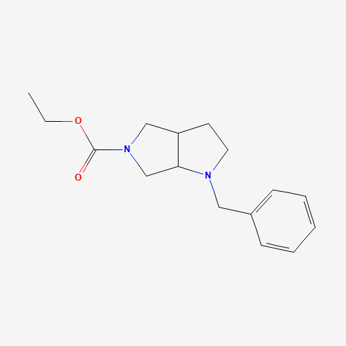 132414-78-9 Ethyl 1-benzylhexahydropyrrolo[3,4-b]pyrrole-5(1H)-carboxylate chemical structure
