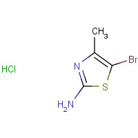 133692-16-7 2-AMINO-5-BROMO-4-METHYLTHIAZOLE HYDROCHLORIDE chemical structure