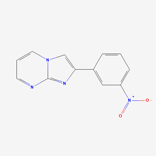 134044-50-1 2-(3-NITRO-PHENYL)-IMIDAZO[1,2-A]PYRIMIDINE chemical structure