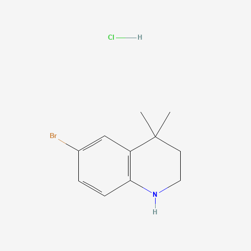 135631-91-3 6-bromo-1,2,3,4-tetrahydro-4,4-dimethylquinoline hydrochloride chemical structure
