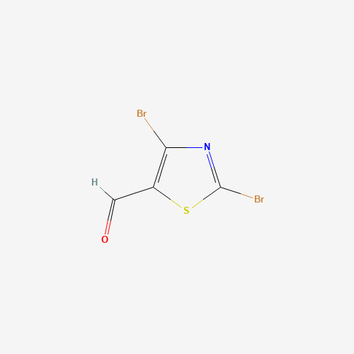 139669-95-7 2,4-DIBROMO-THIAZOLE-5-CARBALDEHYDE chemical structure