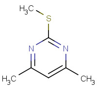 14001-64-0 4,6-Dimethyl-2-methylmercapyrimidine chemical structure