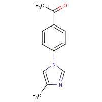 142161-53-3 1-(4-(4-Methyl-1H-imidazol-1-yl)phenyl)ethanone chemical structure