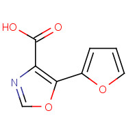 143659-16-9 4-Oxazolecarboxylic acid,5-(2-furanyl)- chemical structure