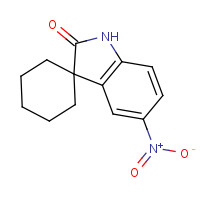 156232-54-1 1,3-Dihydro-5-nitro-3-spirocyclohexaneindol-2-one chemical structure