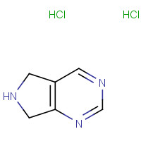 157327-51-0 6,7-DIHYDRO-5H-PYRROLO-[3,4-D]-PYRIMIDINE DIHYDROCHLORIDE chemical structure