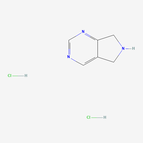 157327-51-0 6,7-DIHYDRO-5H-PYRROLO-[3,4-D]-PYRIMIDINE DIHYDROCHLORIDE chemical structure