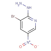 15862-38-1 3-BROMO-2-HYDRAZINO-5-NITROPYRIDINE chemical structure