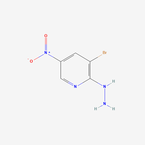 15862-38-1 3-BROMO-2-HYDRAZINO-5-NITROPYRIDINE chemical structure