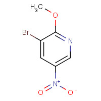 15862-50-7 3-Bromo-2-methoxy-5-nitropyridine chemical structure