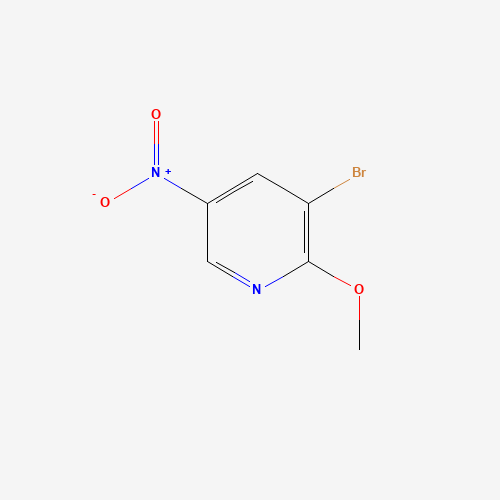15862-50-7 3-Bromo-2-methoxy-5-nitropyridine chemical structure
