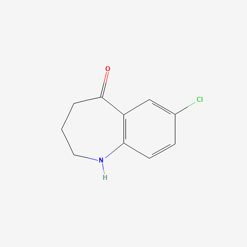 160129-45-3 7-CHLORO-1,2,3,4-TETRAHYDRO-BENZO[B]AZEPIN-5-ONE chemical structure