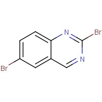 161425-75-8 2,6-DIBROMOQUINAZOLINE chemical structure