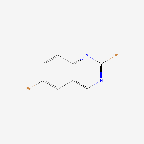 161425-75-8 2,6-DIBROMOQUINAZOLINE chemical structure