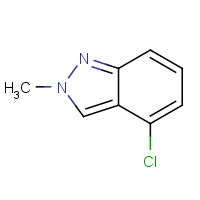 162502-54-7 2H-INDAZOLE,4-CHLORO-2-METHYL- chemical structure
