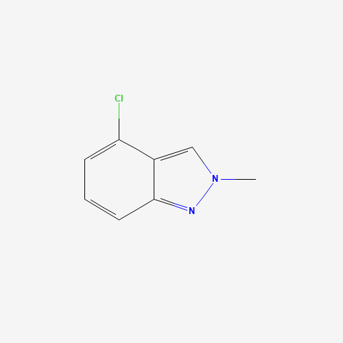 162502-54-7 2H-INDAZOLE,4-CHLORO-2-METHYL- chemical structure